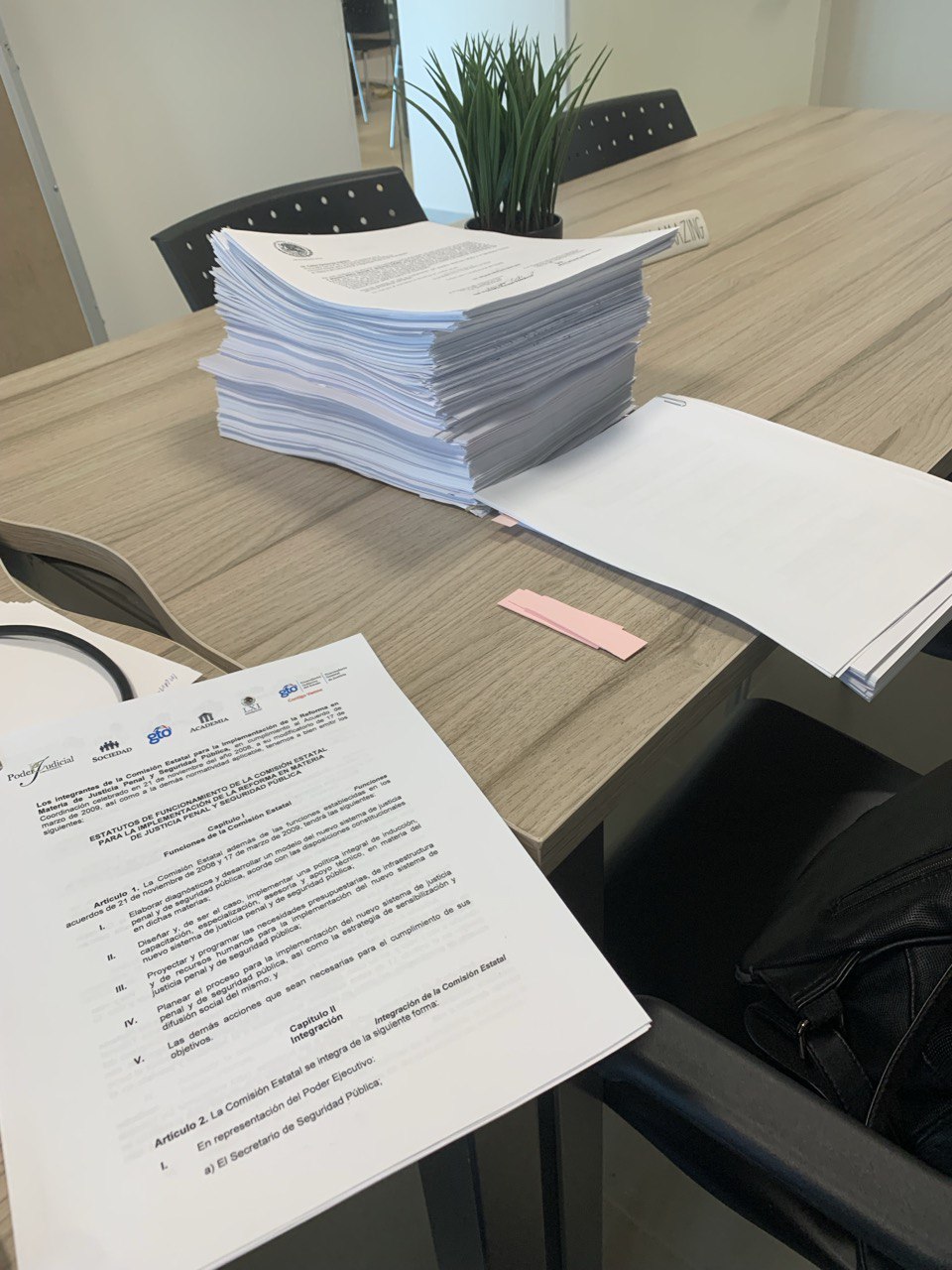 Documentos presentados como entregables al Congreso