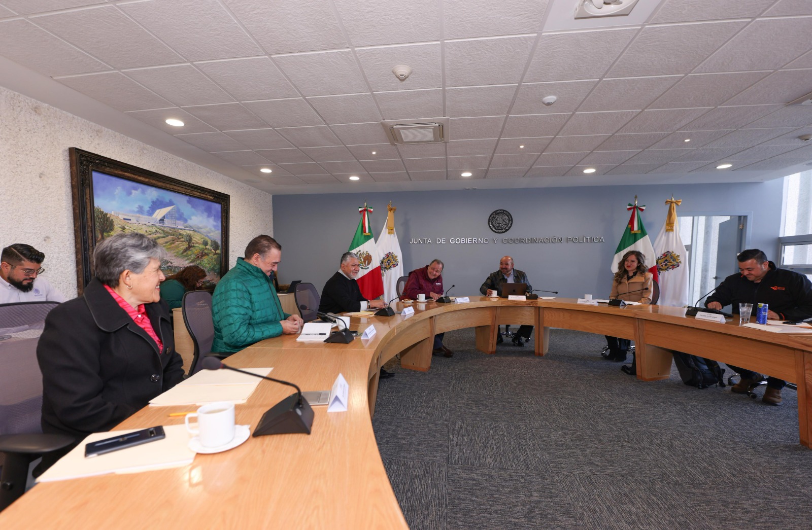 Integrantes de Junta de Gobierno en el Congreso local