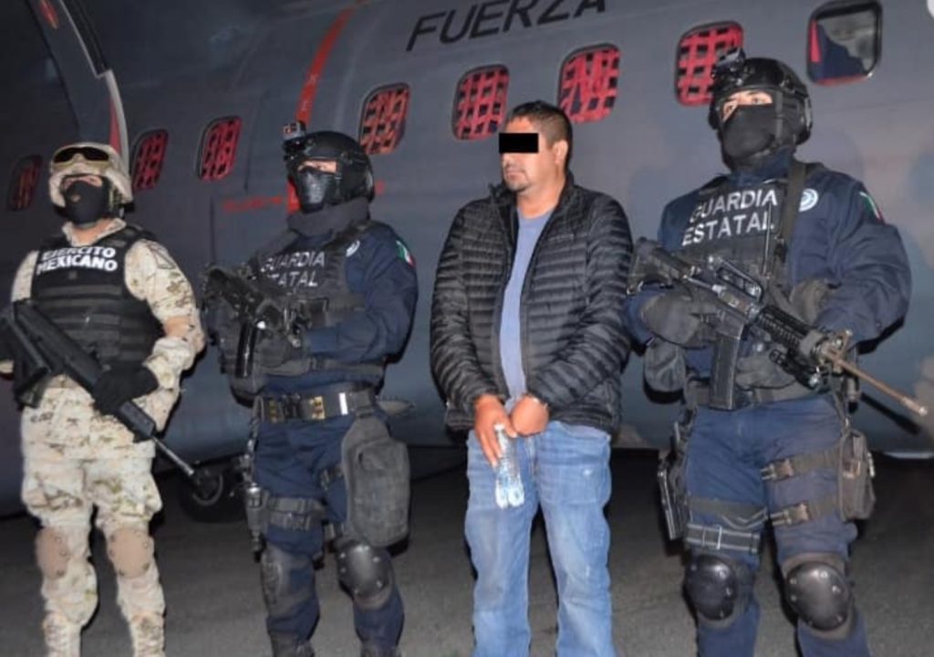 Fabián al ser detenido. Fotografía Latinus