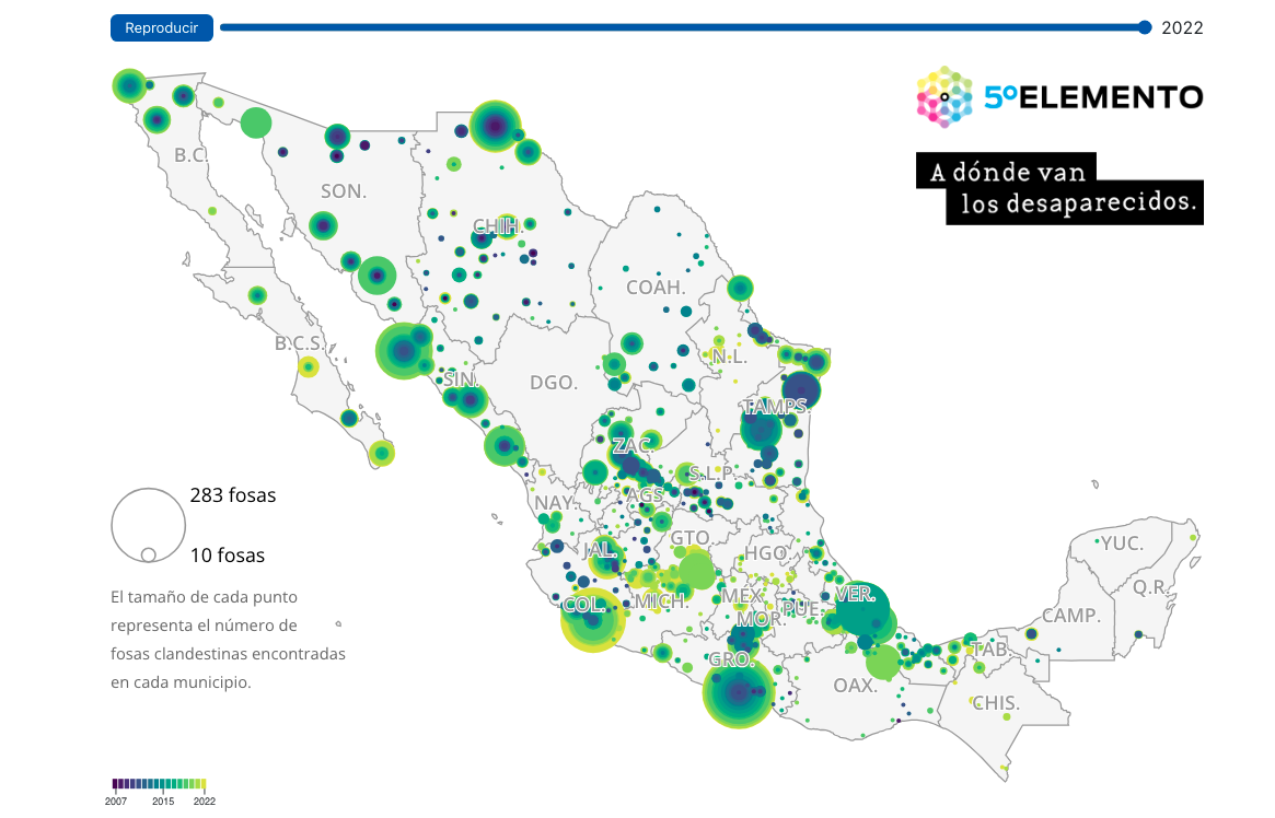 En estos lugares se encuentra parte de la respuesta que buscan miles de familias que escarban la tierra en parajes inhóspitos –en muchas ocasiones arriesgando su vida– para hallar a sus seres queridos desaparecidos.