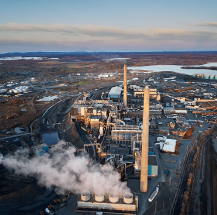 Vista de la fundidora Horne en la ciudad de Rouyn-Noranda, Canadá. Foto: Glencore
Vista de la fundidora Horne en la ciudad de Rouyn-Noranda, Canadá. Foto: Glencore

