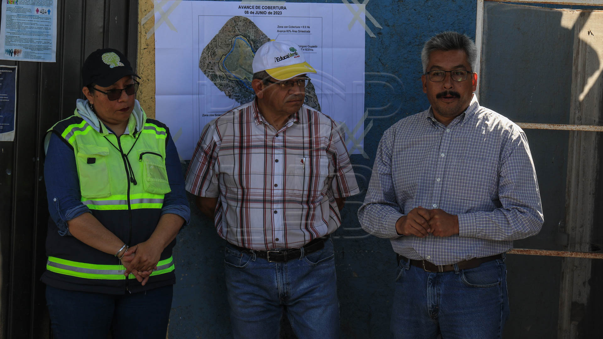 Foto: Juan José Plascencia De izquierda a derechos Blanca Rocha, Juan Carlos Delgado, Omar Luis Rojas