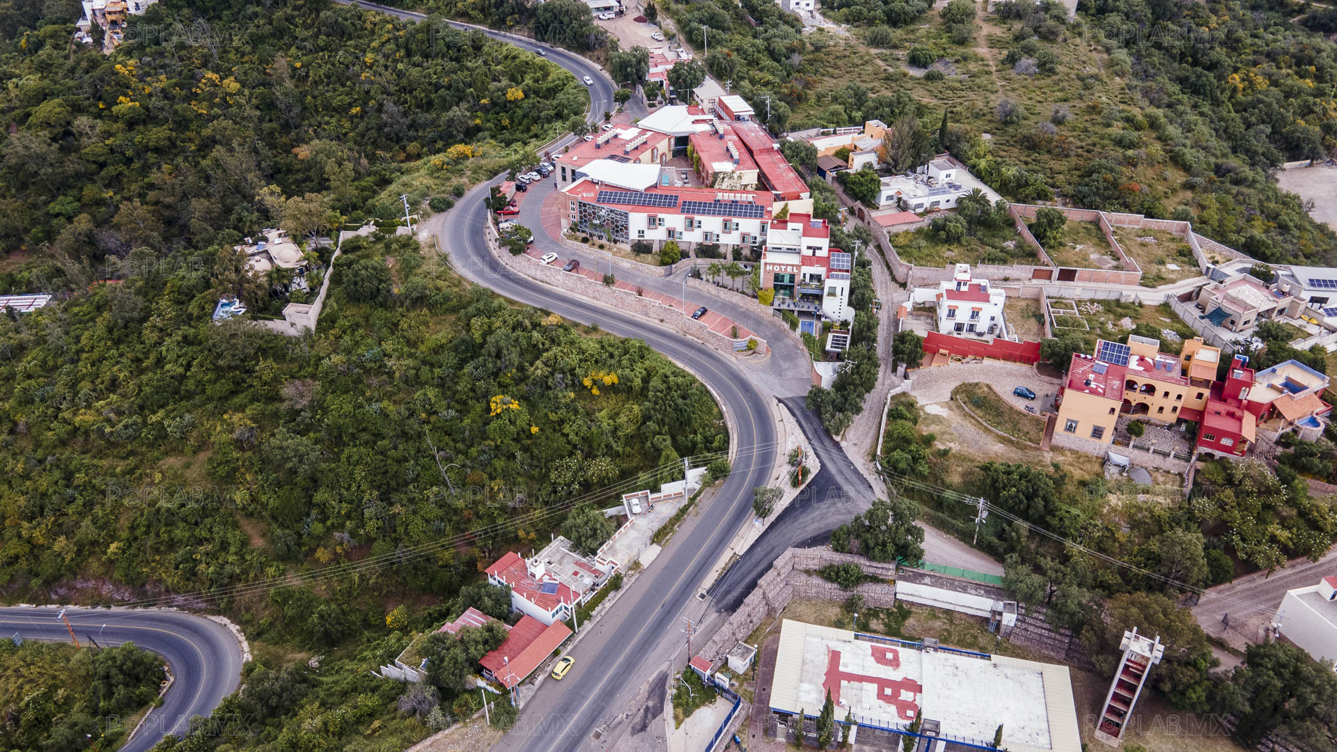 Foto: Juan José L. Plascencia Vista panorámica de donde se hará la pavimentación