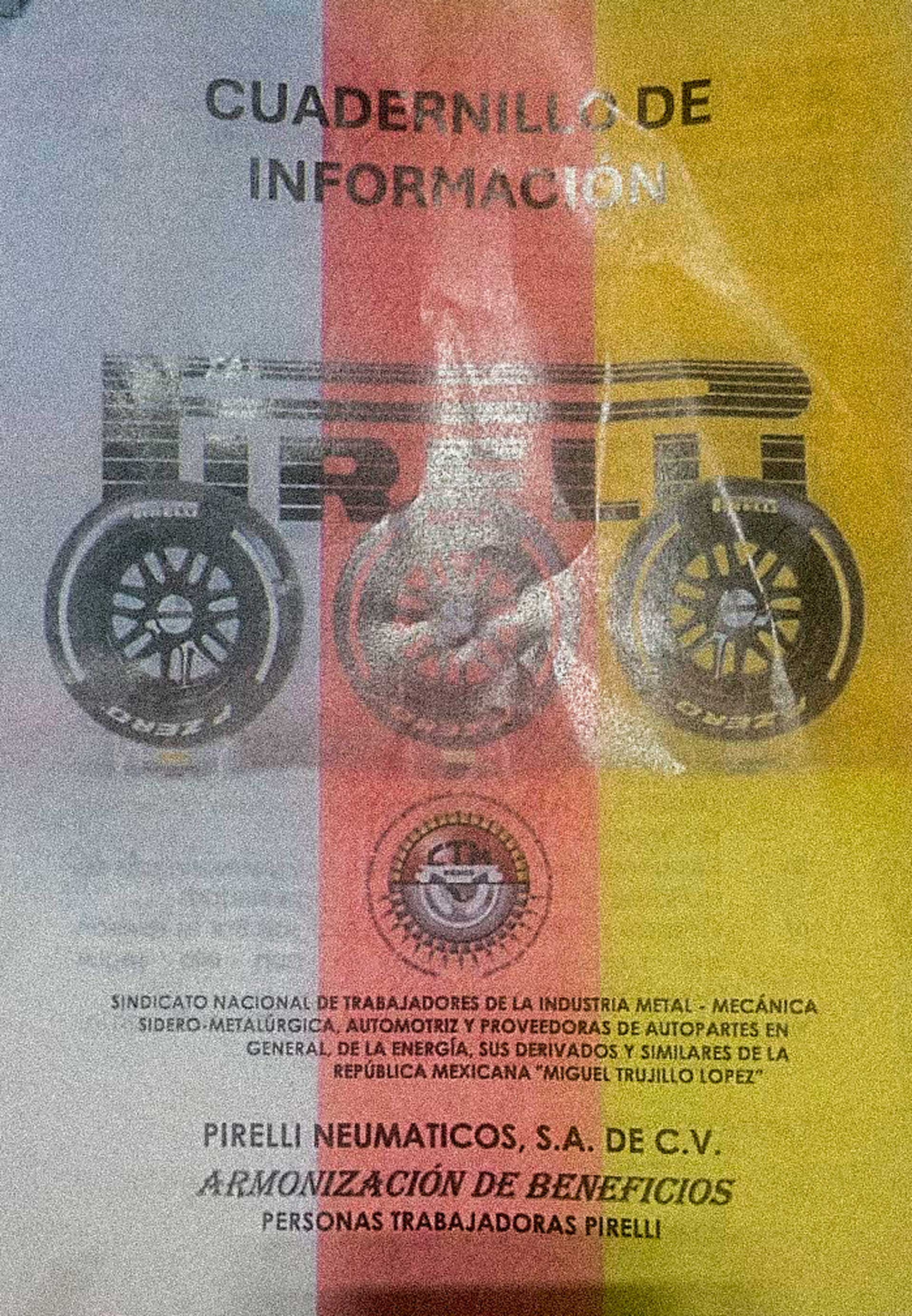 Foto: Especial cuadenillo de información sobre armonización del contrato en Pirelli