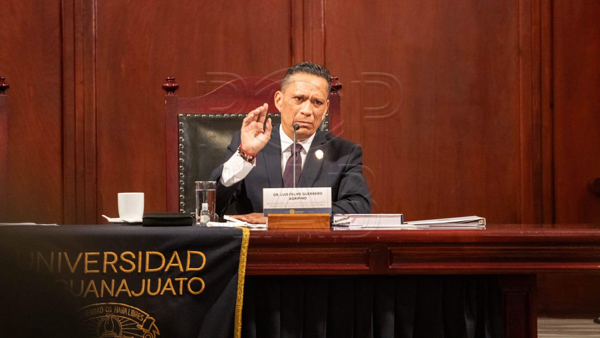 Foto: Juan José Plascencia Luis Felipe Guerrero Agripino, rector general de la UG