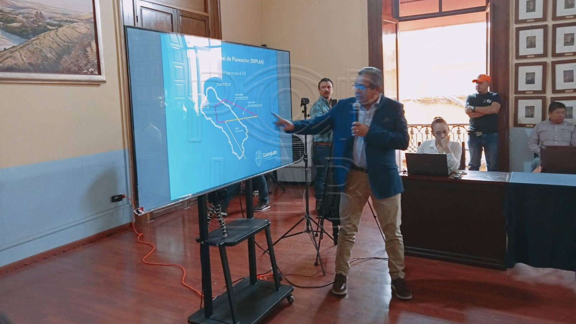 Foto: Yajaira Gasca Juan Carlos Delgado Zárate director del IMPLAN