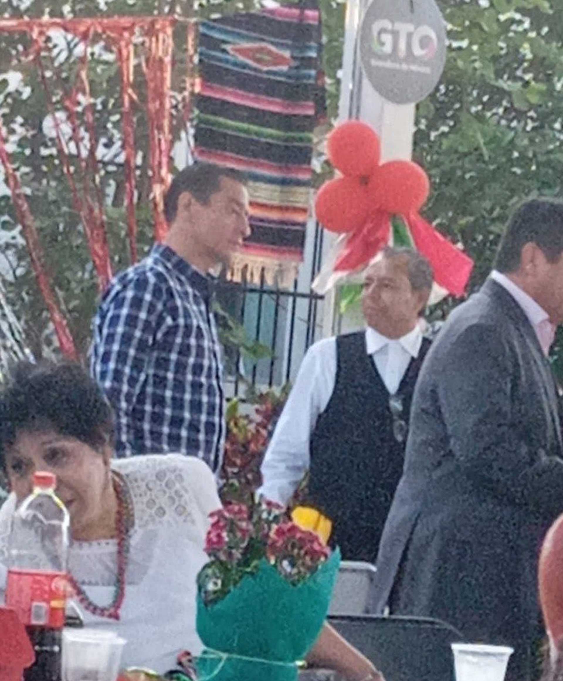 Juan Manuel Ruelas el día de la comida en la Casa del Jubilado de León