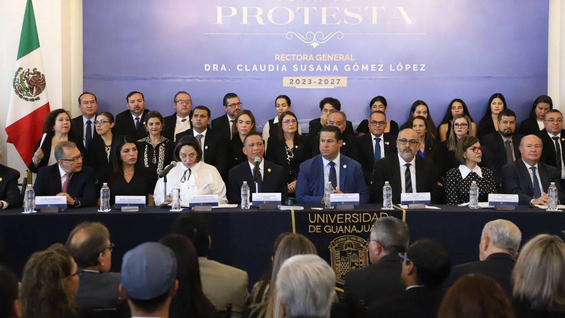 Foto: Especial Claudia Susana en la toma de protesta al cargo