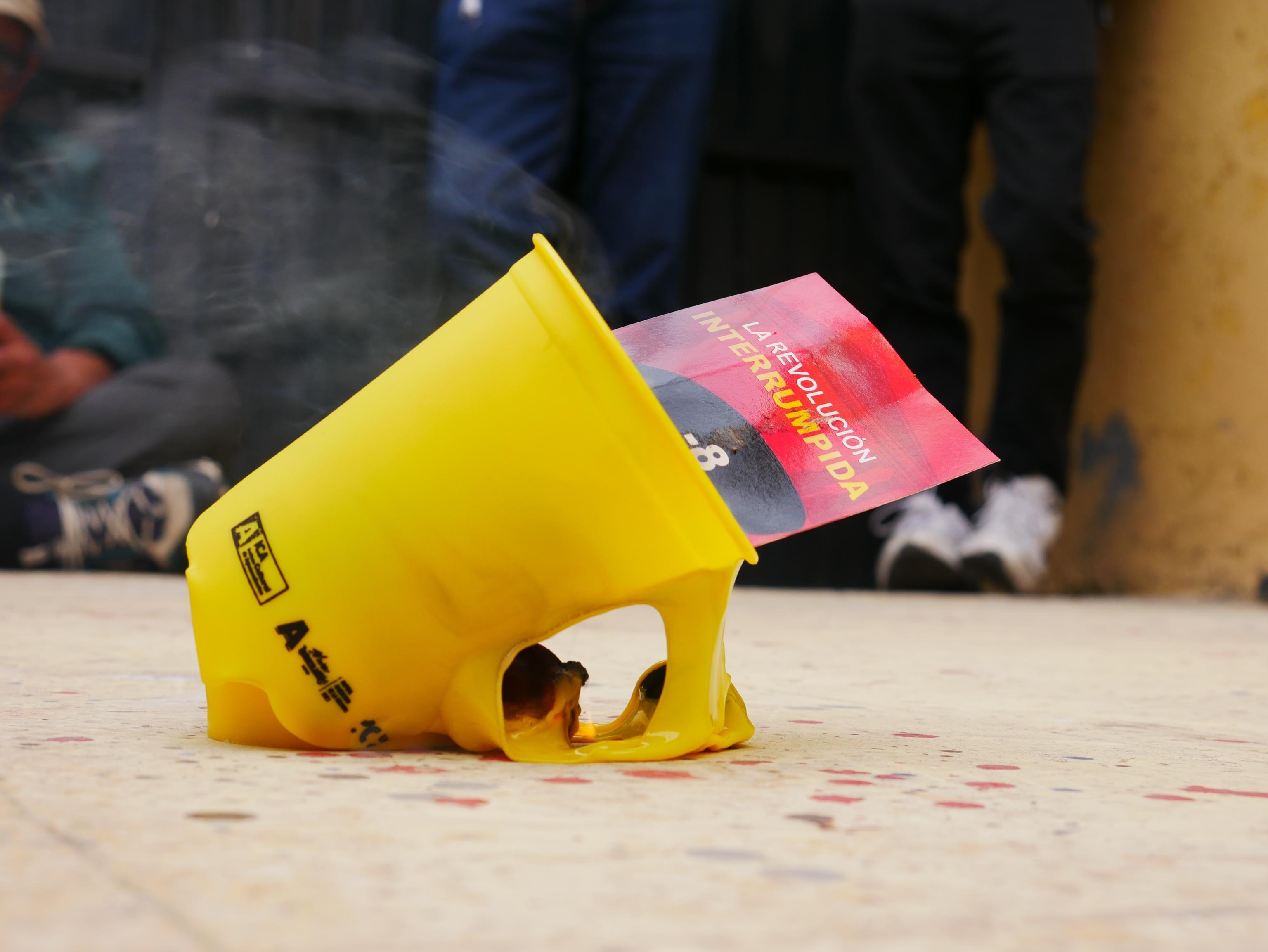 Exposición Pictografismos de contrapoder. Crédito: Luis Alvaz