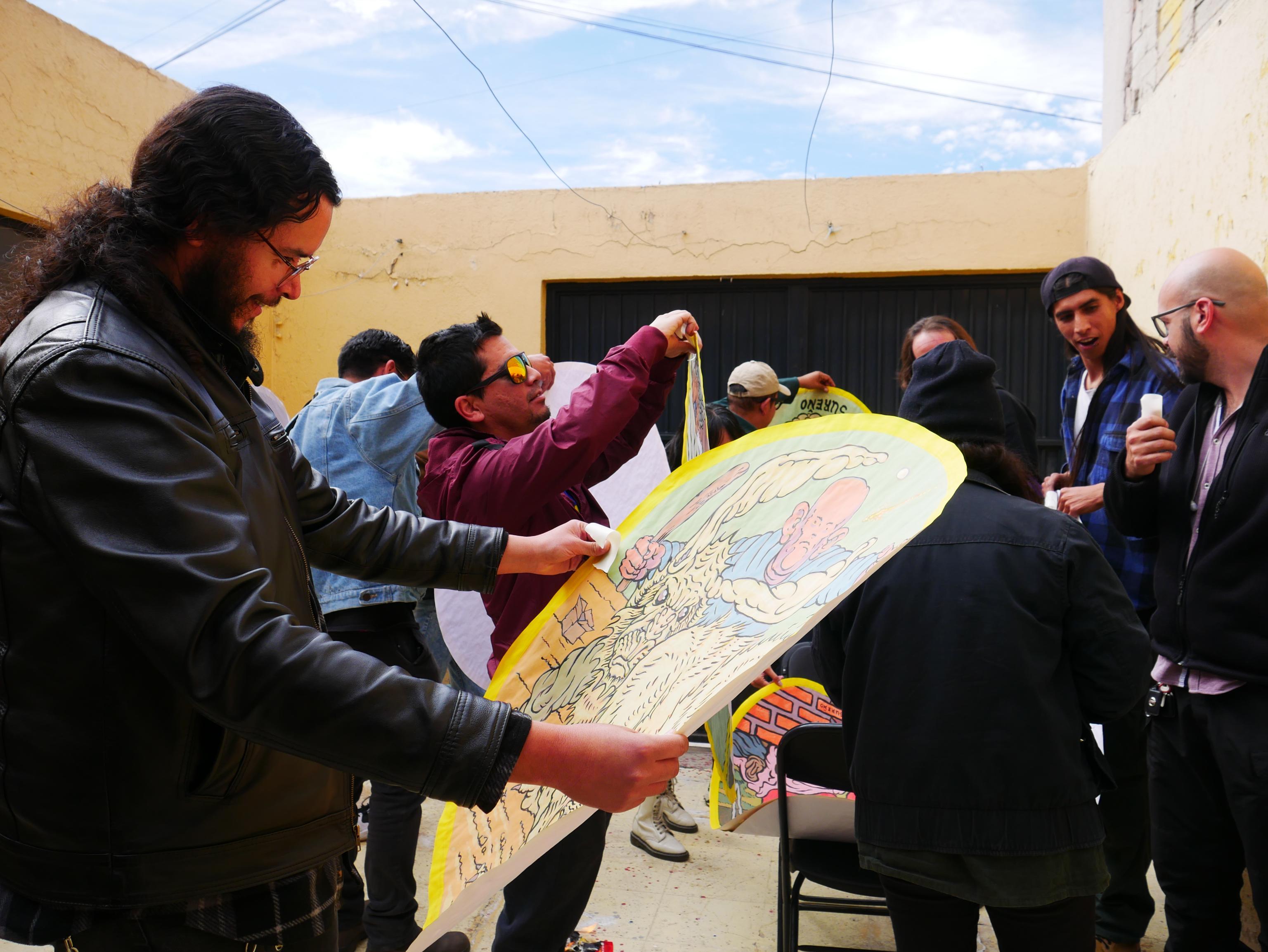 Exposición Pictografismos de contrapoder. Crédito: Luis Alvaz