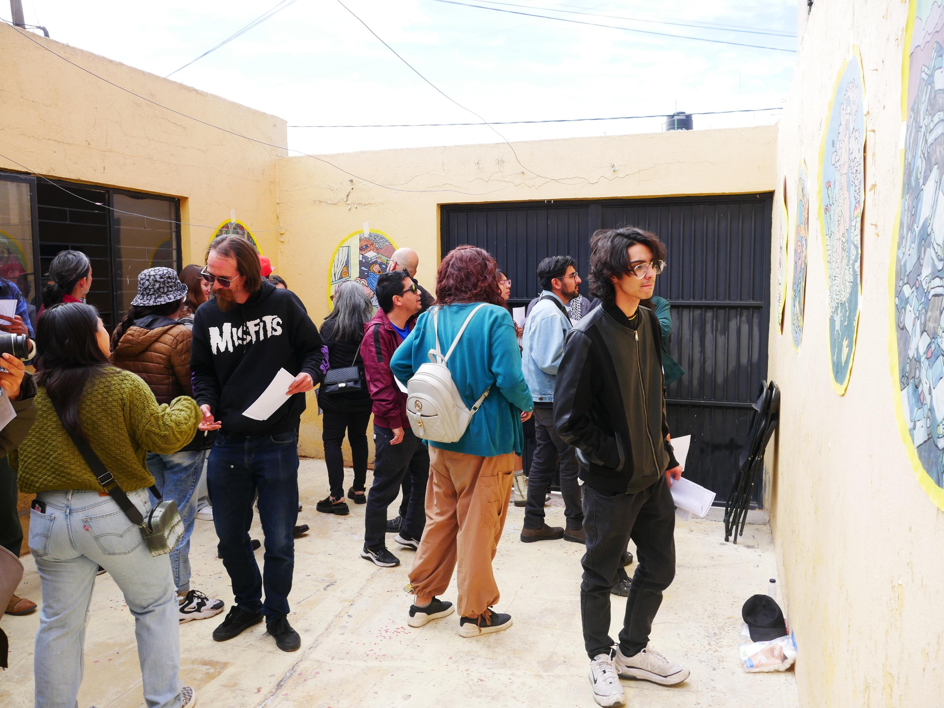 Exposición Pictografismos de contrapoder. Crédito: Luis Alvaz