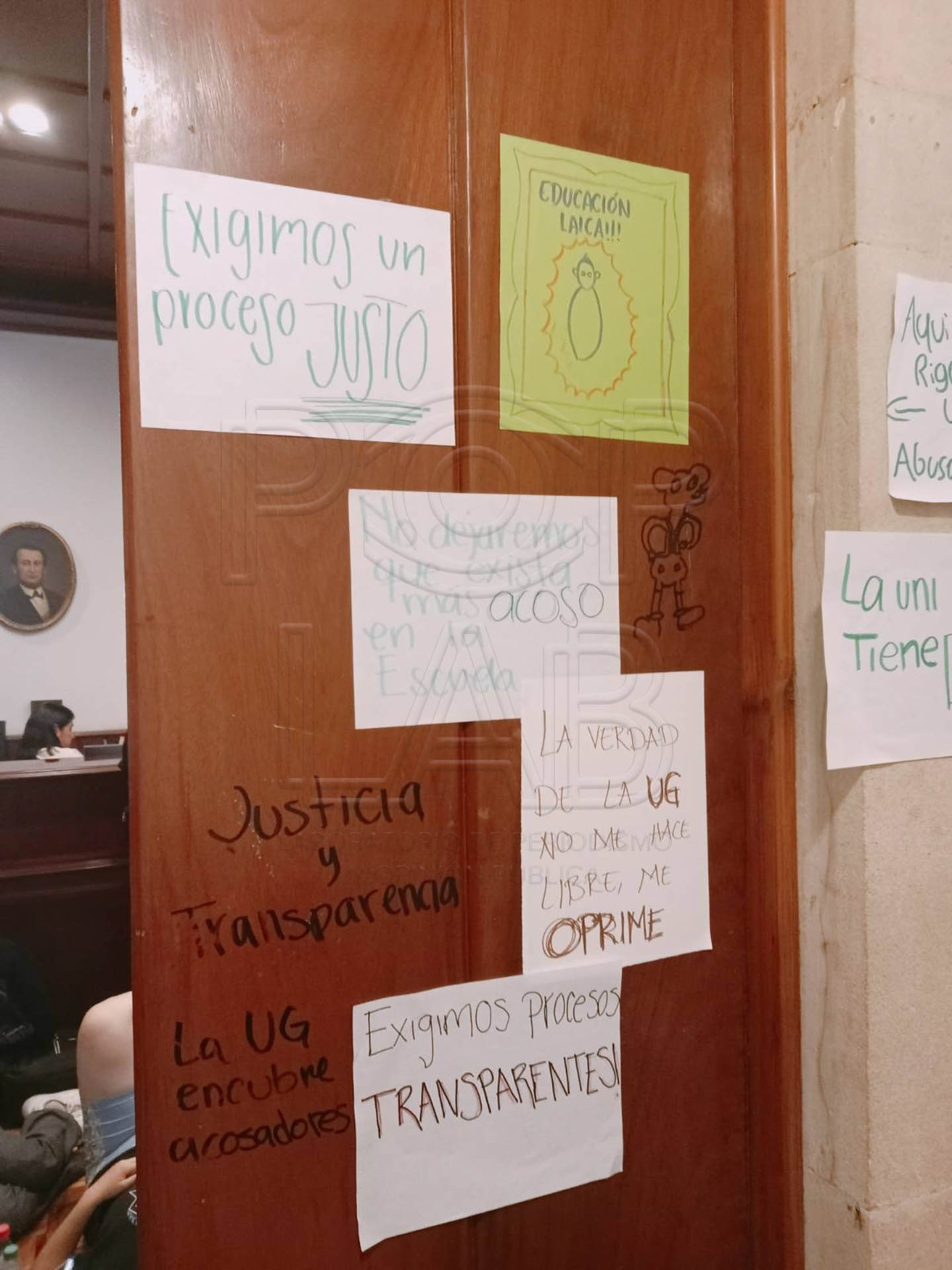 Foto: Yajaira Gasca  Toma de la Rectoría General