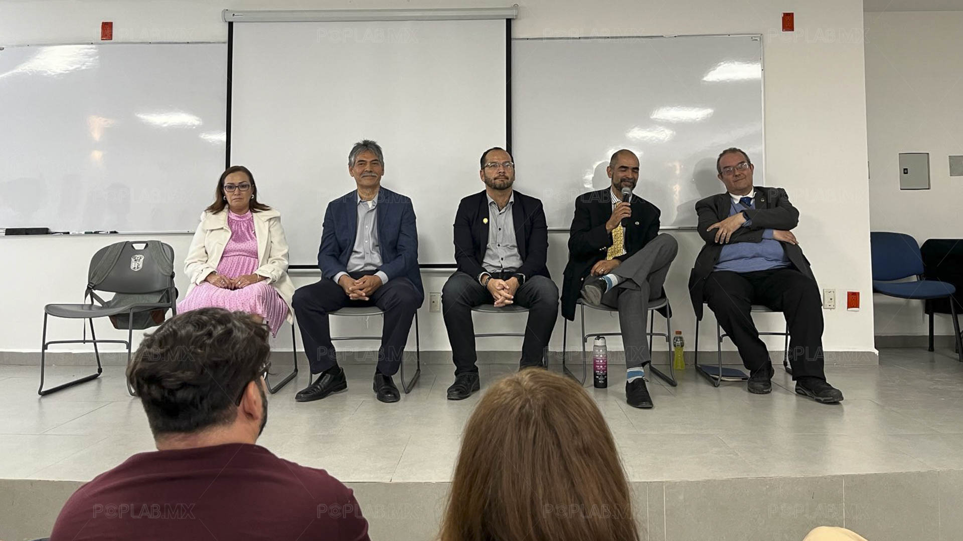 Foto: Melissa Esquivias Foro de aspiractes a Rectoría del Campus León