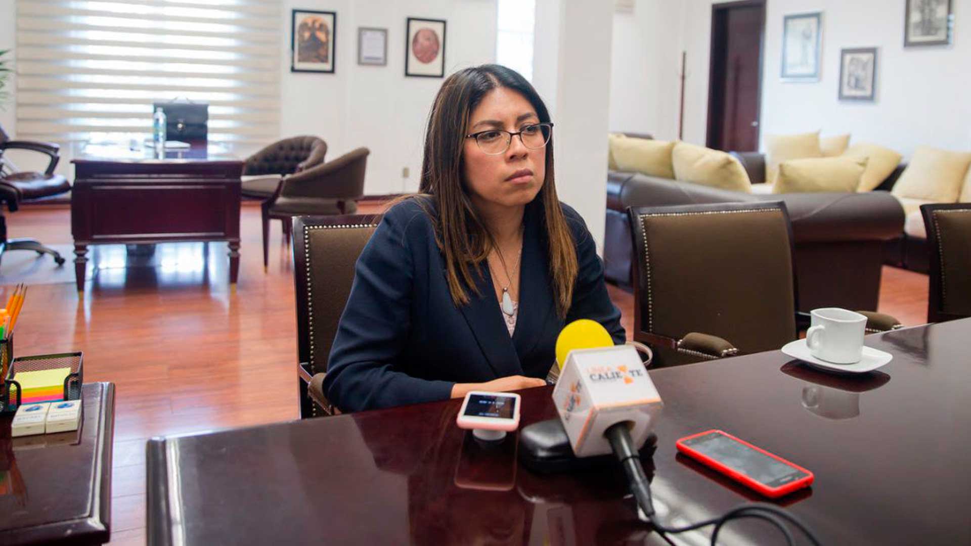 Wendy Guadalupe Ruiz Ramírez, titular de la Comisión de Búsqueda de Personas del Estado de Morelos, encabeza uno de los organismos menos transparentes del país, afirman familiares. (Gobierno de Morelos)
