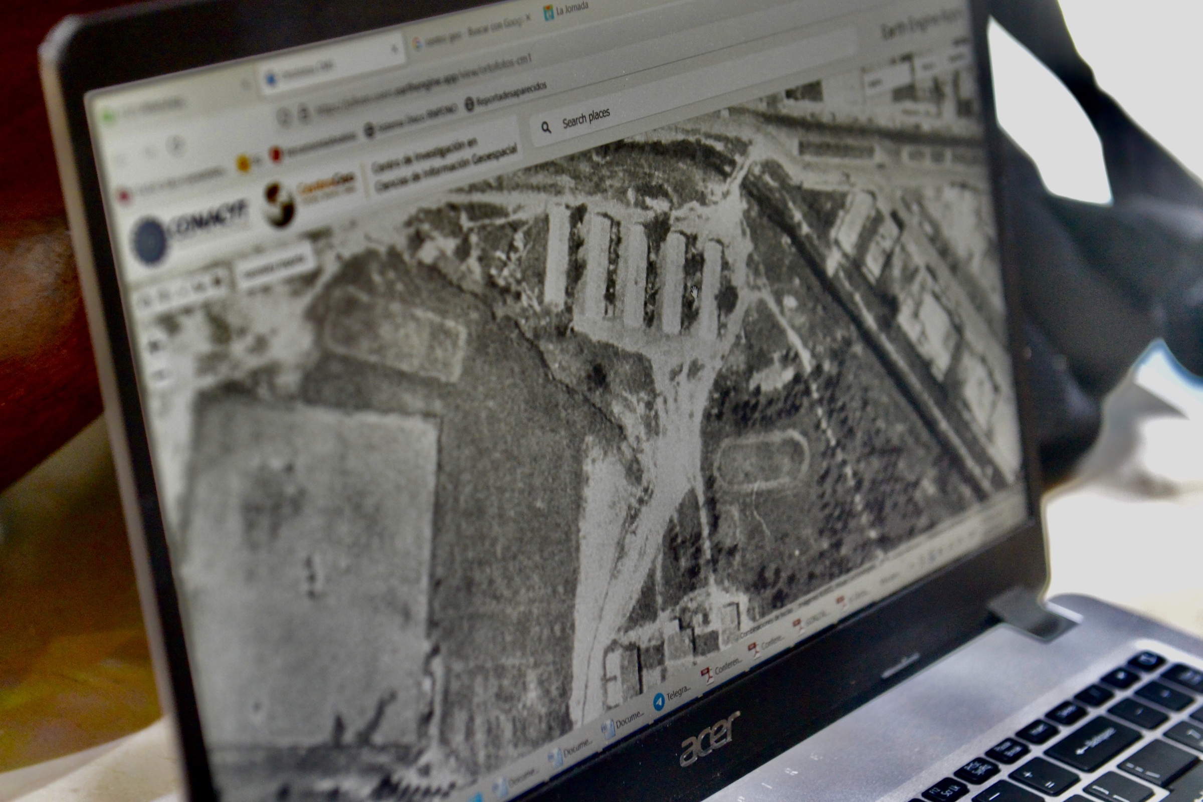 Vista aérea del Campo Militar 1. Foto: Lucía Flores/Obturador MX