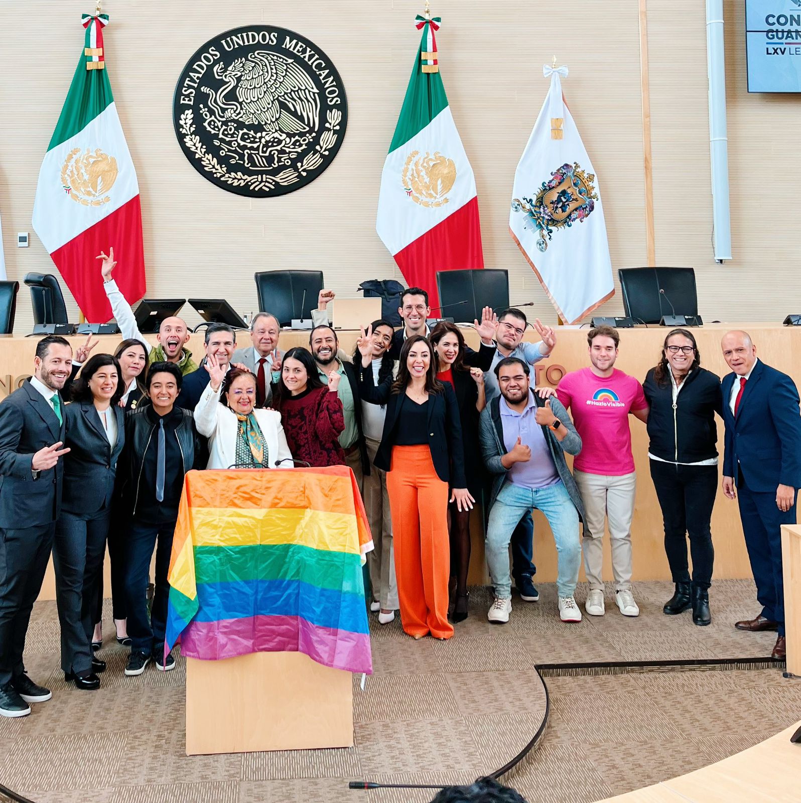 Ley de la Diversidad Sexual y de Género en Guanajuato, un día histórico. Foto: X