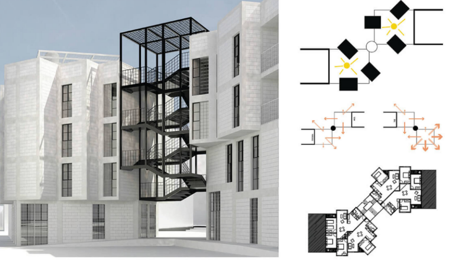 Prototipos de edificios. Fuente: Tatiana Bilbao Estudio