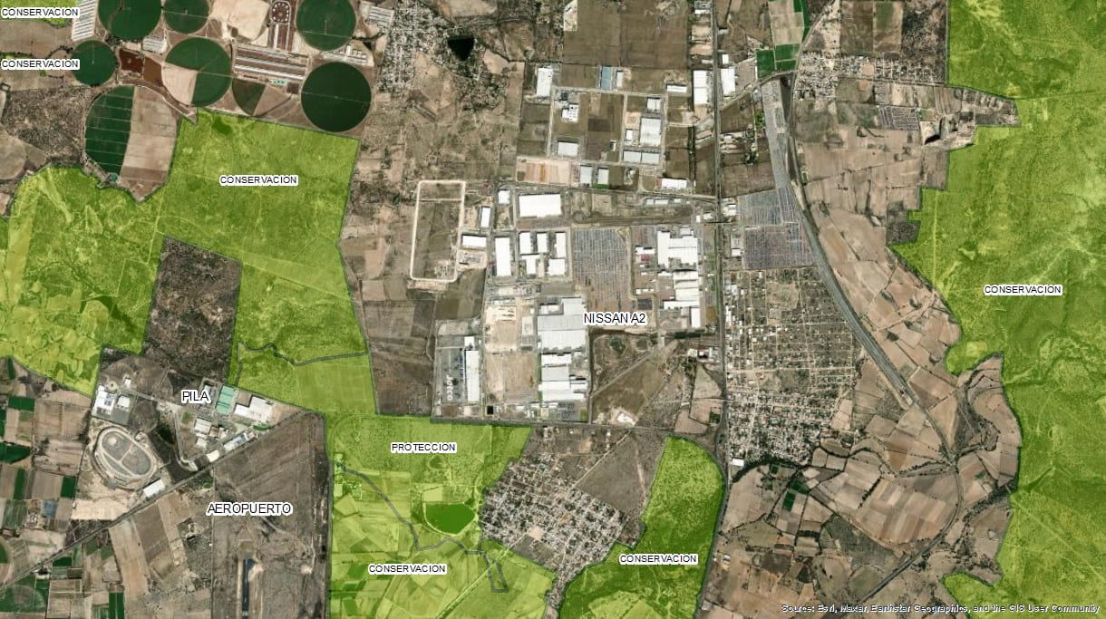 Los mismos polígonos tras los cambios aprobados para el Programa Ecológico municipal 2024. Foto: Alianza de organizaciones ADN-A