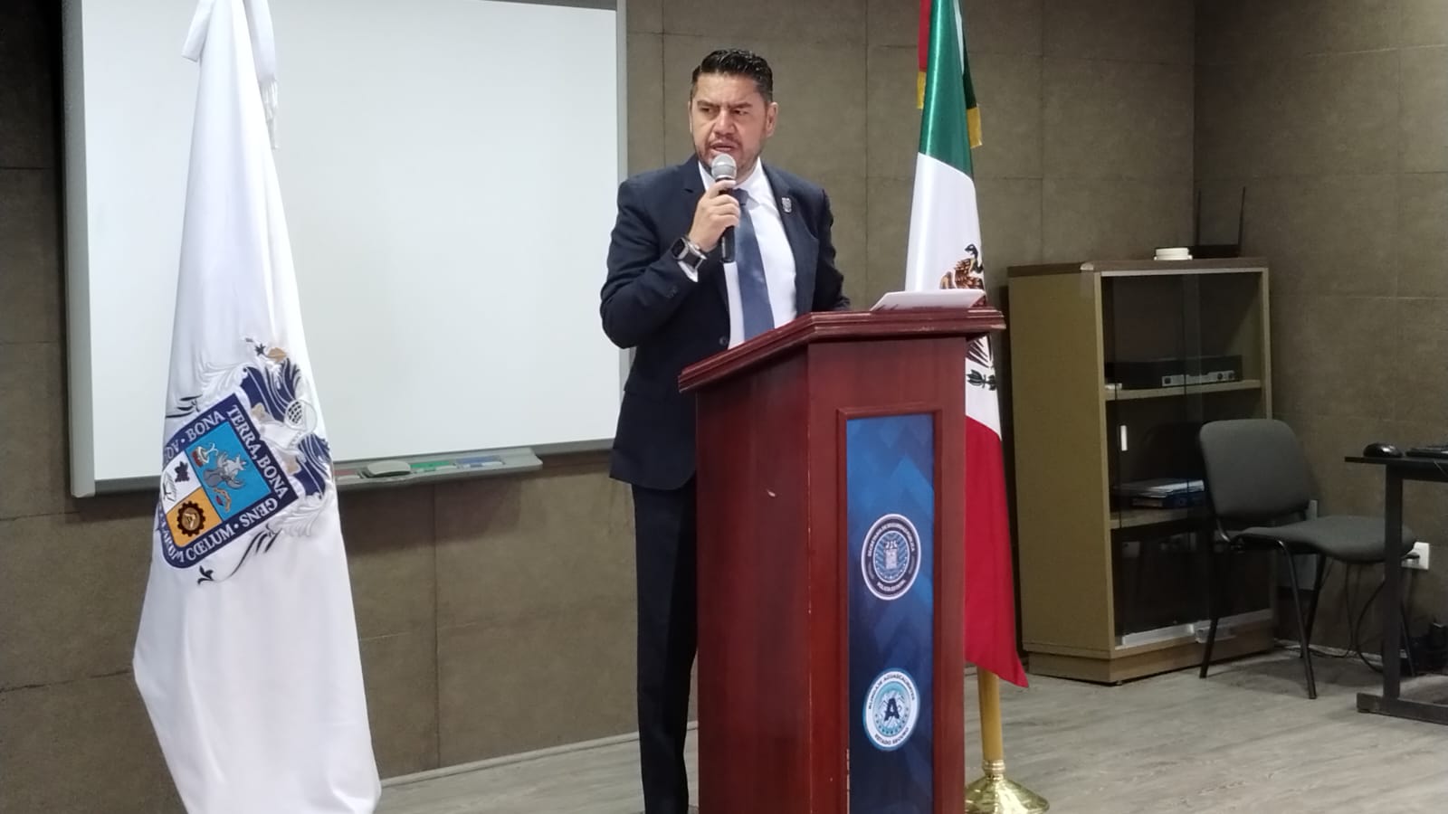 Manuel Alonso García, titular de la Secretaría de Seguridad Pública Estatal en Aguascalientes.